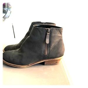 Gray booties size 2